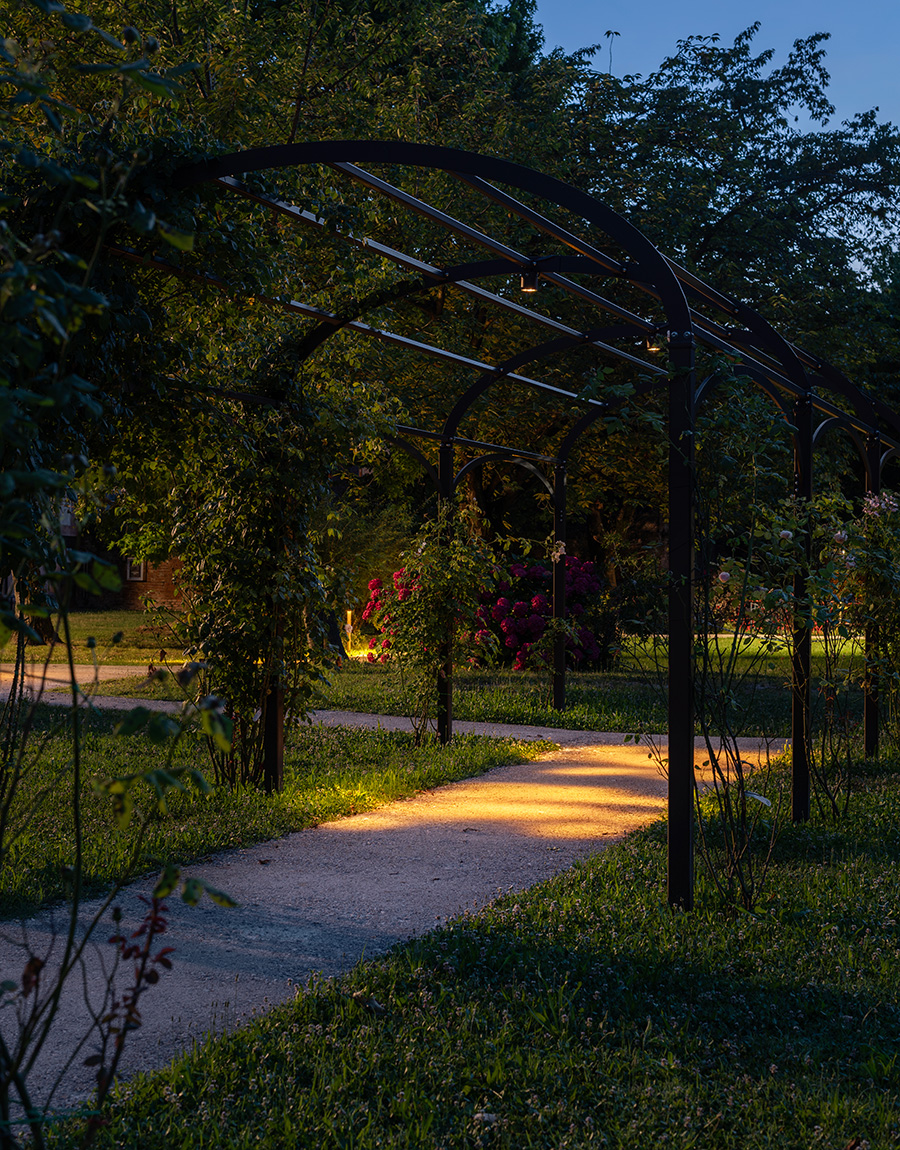 Iluminación Jardín del Palazzo Schifanoia, Ferrara