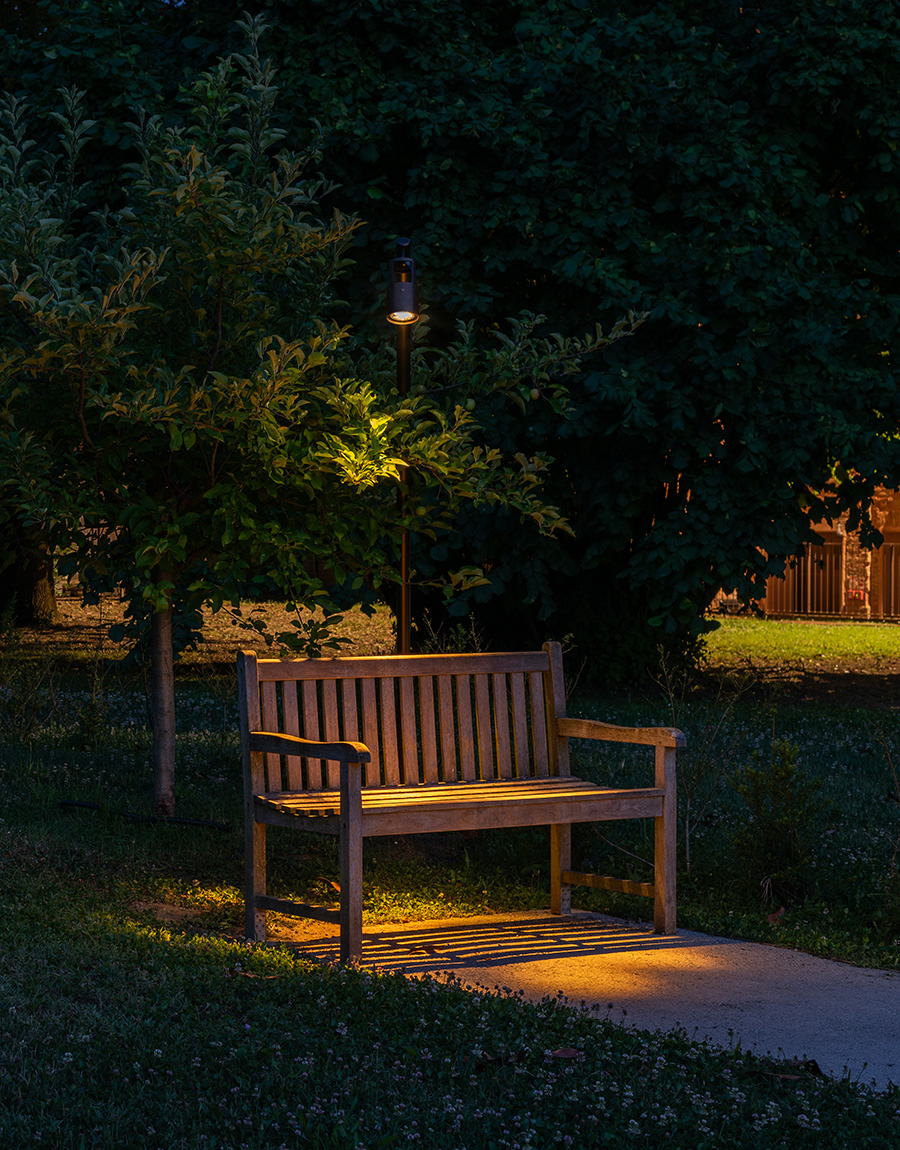 Iluminación Jardín del Palazzo Schifanoia, Ferrara