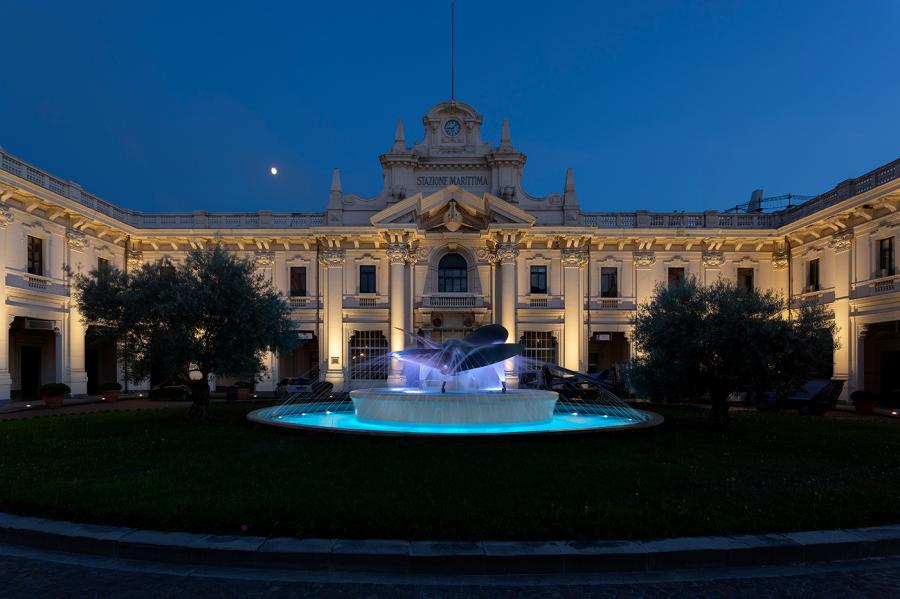 Iluminación Estación marítima de Génova