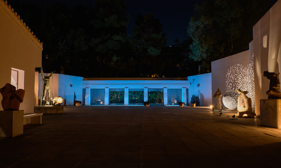 Lighting Vorres Museum, Athens