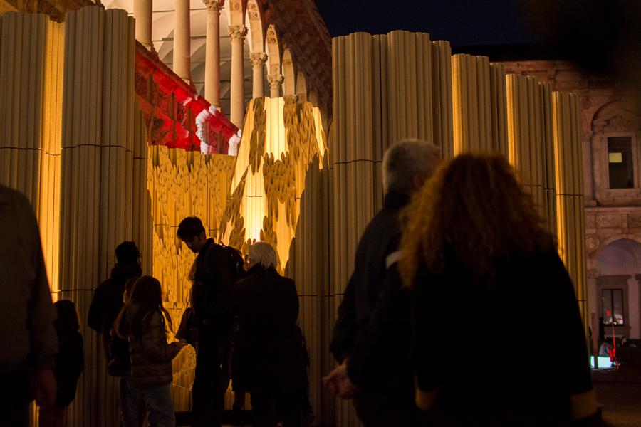 Lighting Wave/Cave by SHoP ARCHITECTS, INTERNI Material Immaterial, Fuorisalone 2017