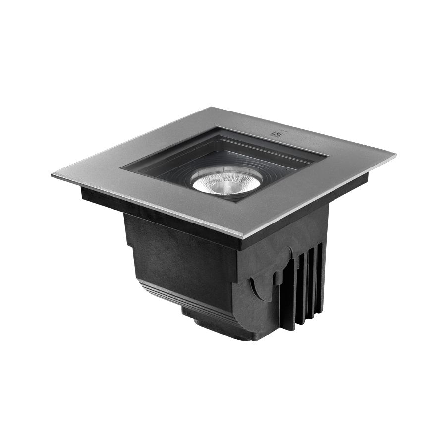 Quilatero 3.0. Uplight with built-in power supply for facade lighting - L&L  Luce&Light